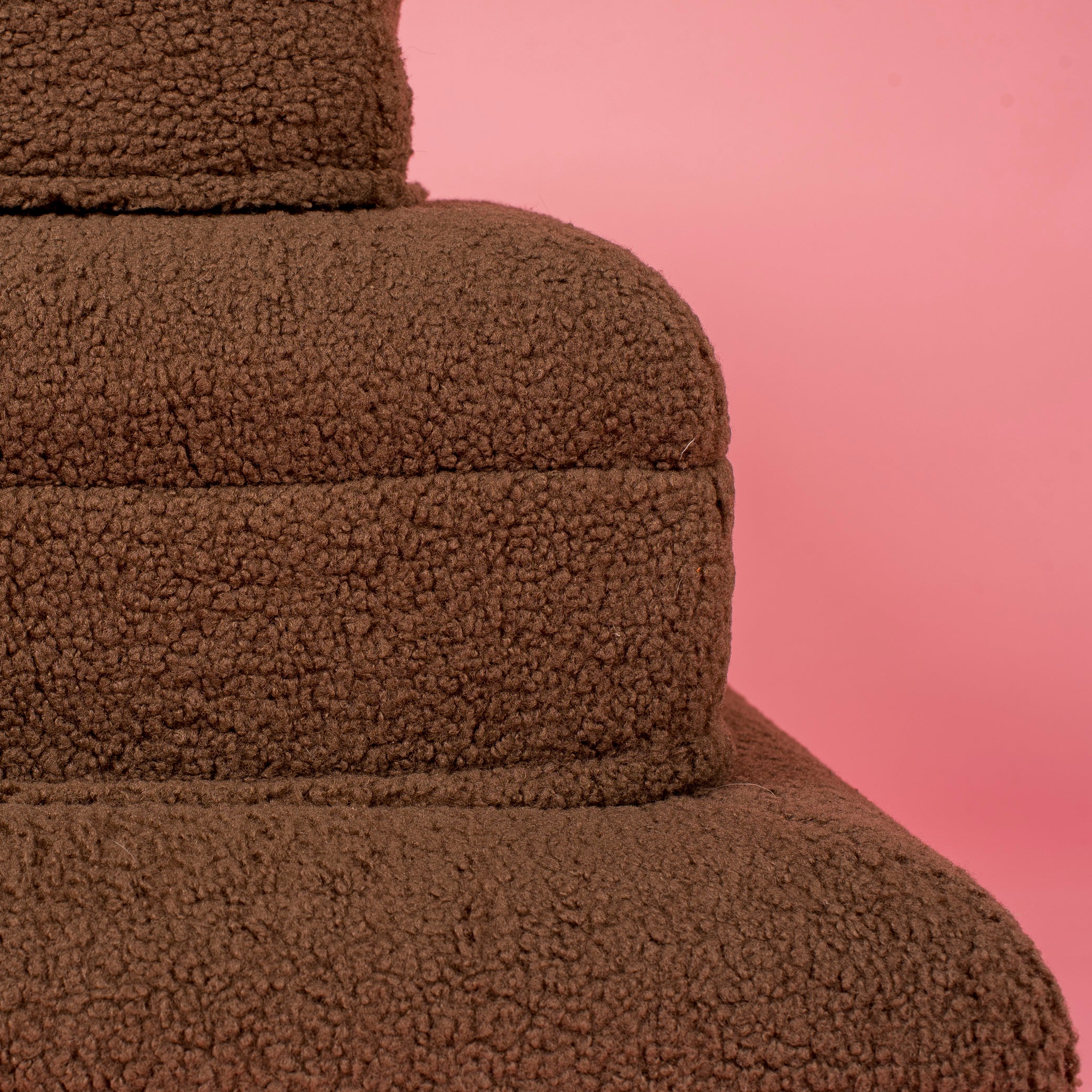 Orthopedic Memory Foam Teddy Dog Bed: Espresso - Image 12