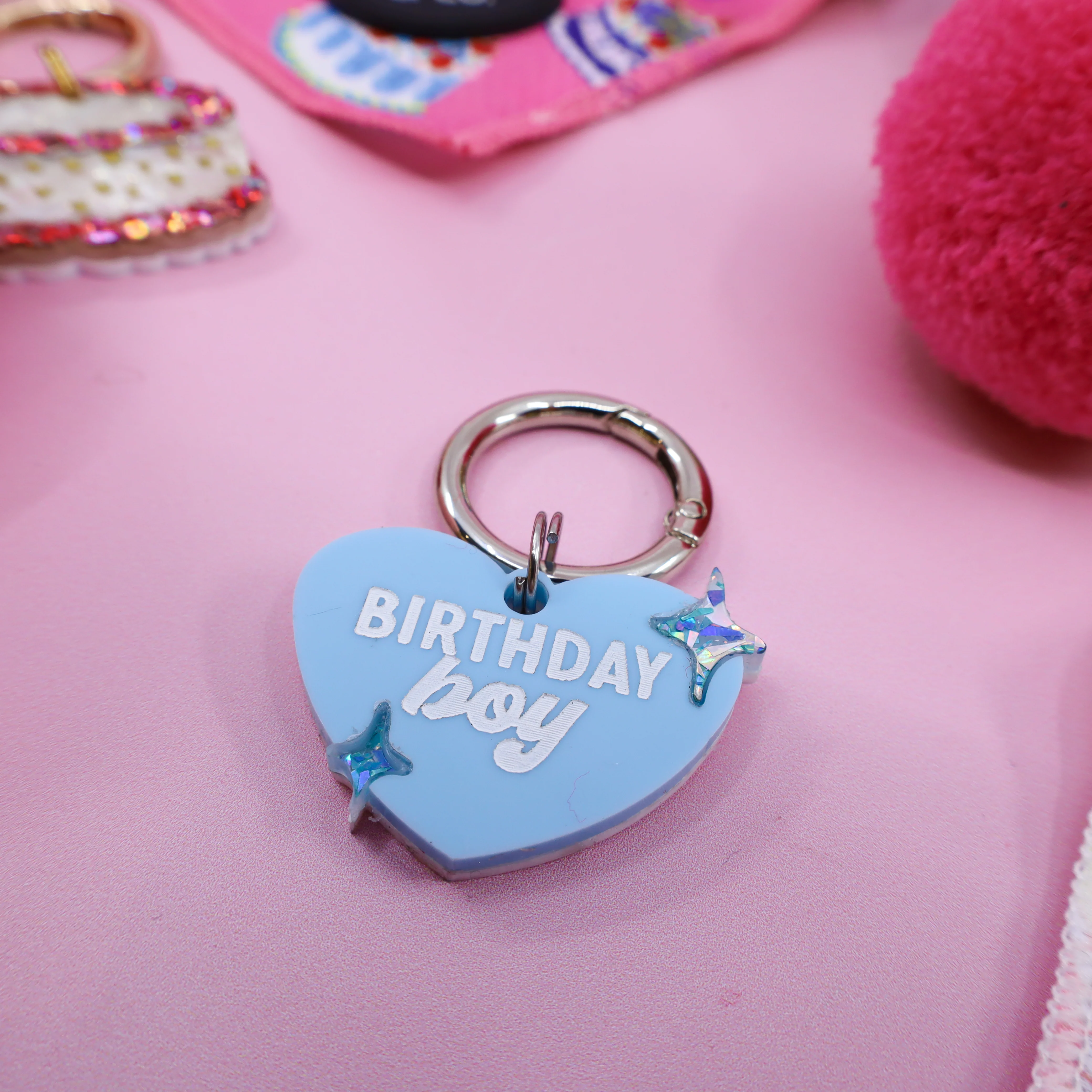 Personalised Pet ID Tag: Birthday Boy - Image 2