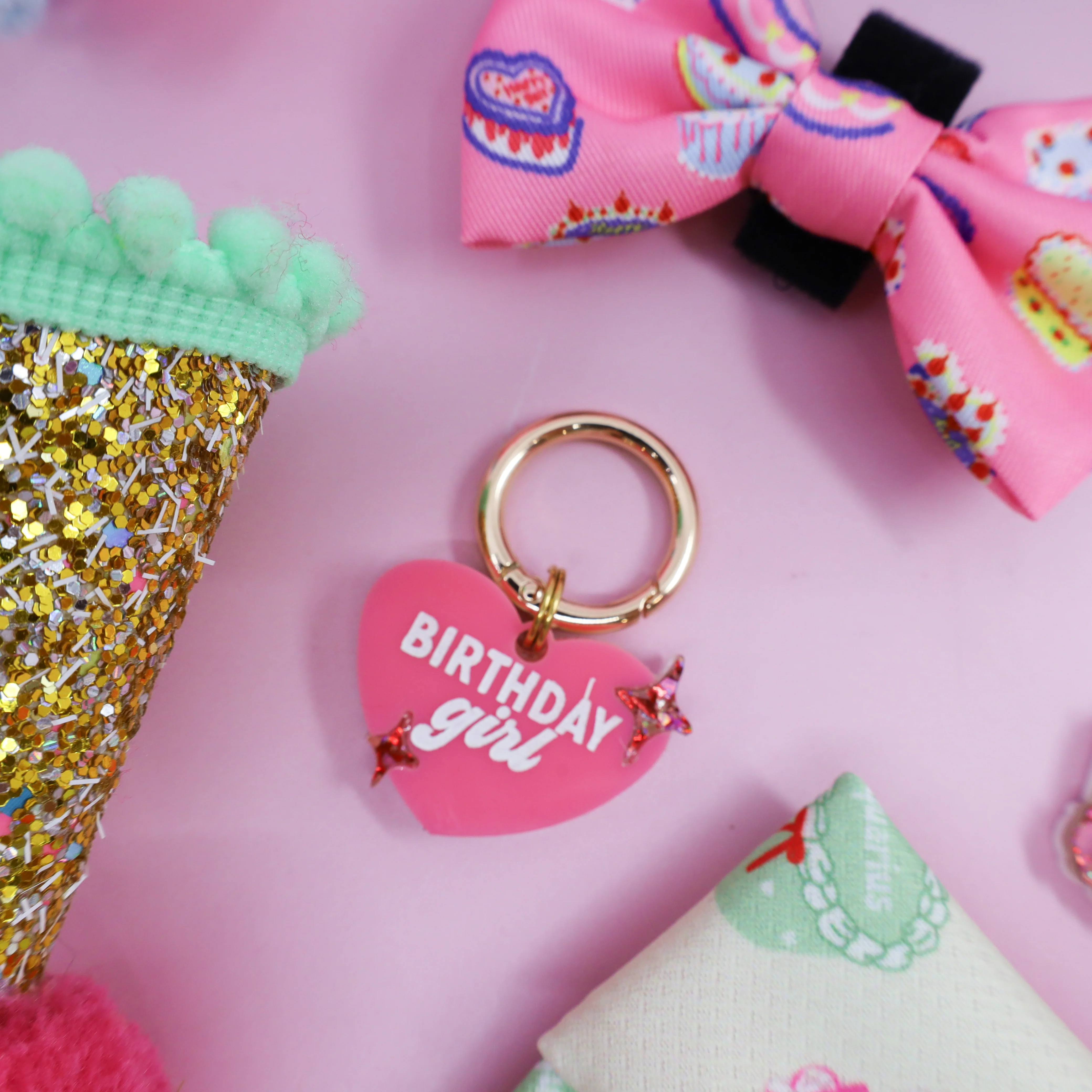 Personalised Pet ID Tag: Birthday Girl