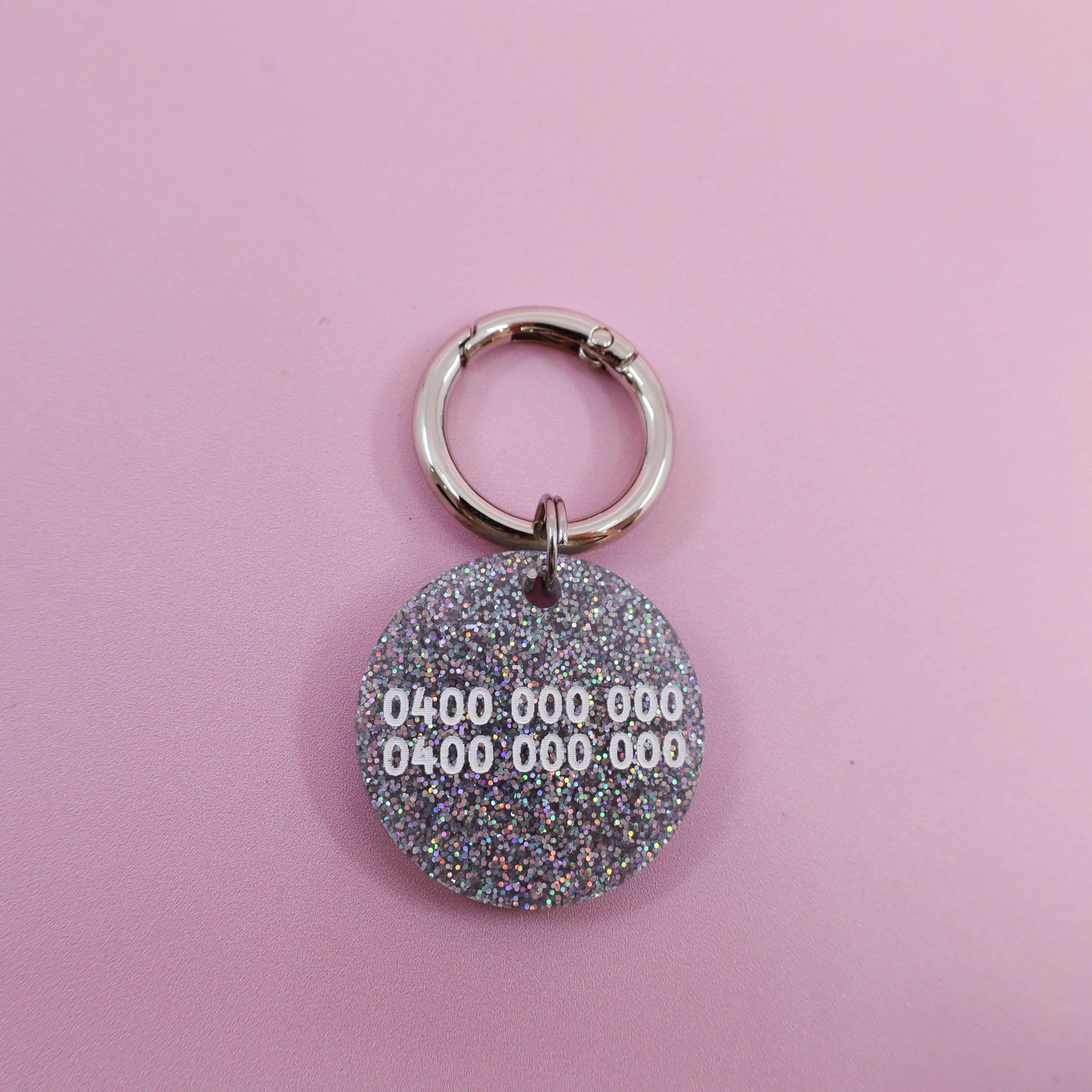 Personalised Pet ID Tag: Disco Ball - Image 4