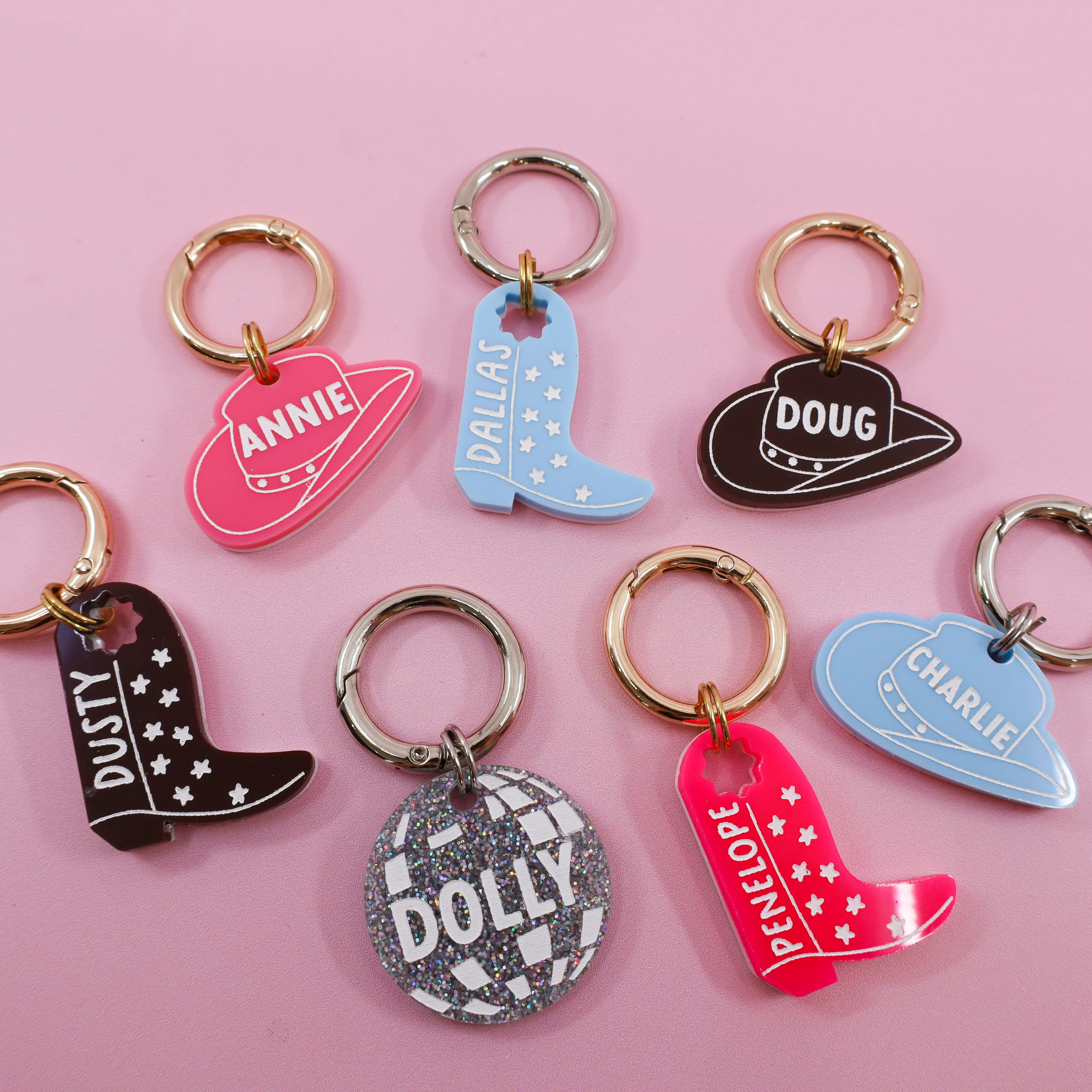 Personalised Pet ID Tag: Disco Ball - Image 5