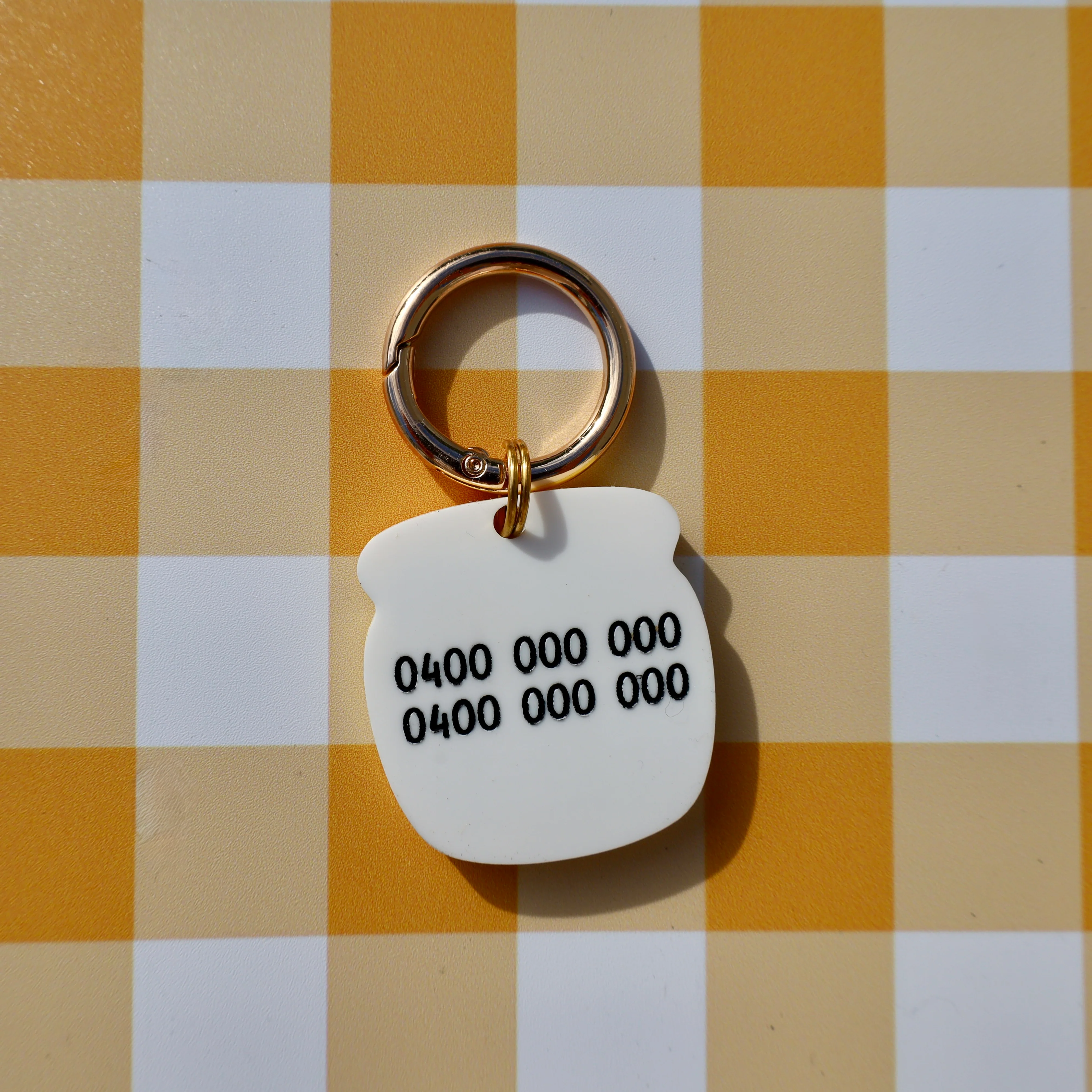 Personalised Pet ID Tag: Honey Pot - Image 3