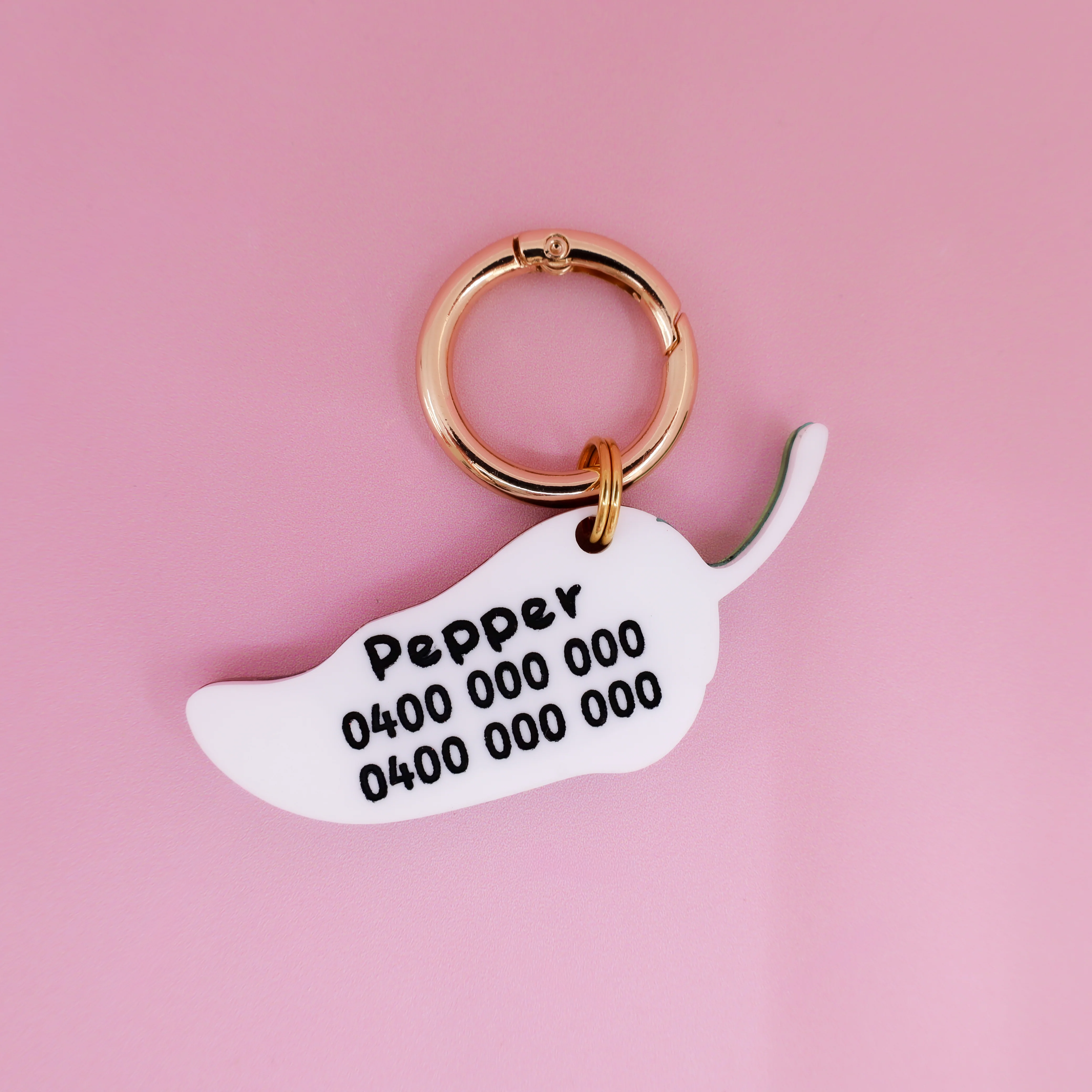 Personalised Pet ID Tag: Hot Stuff - Image 3