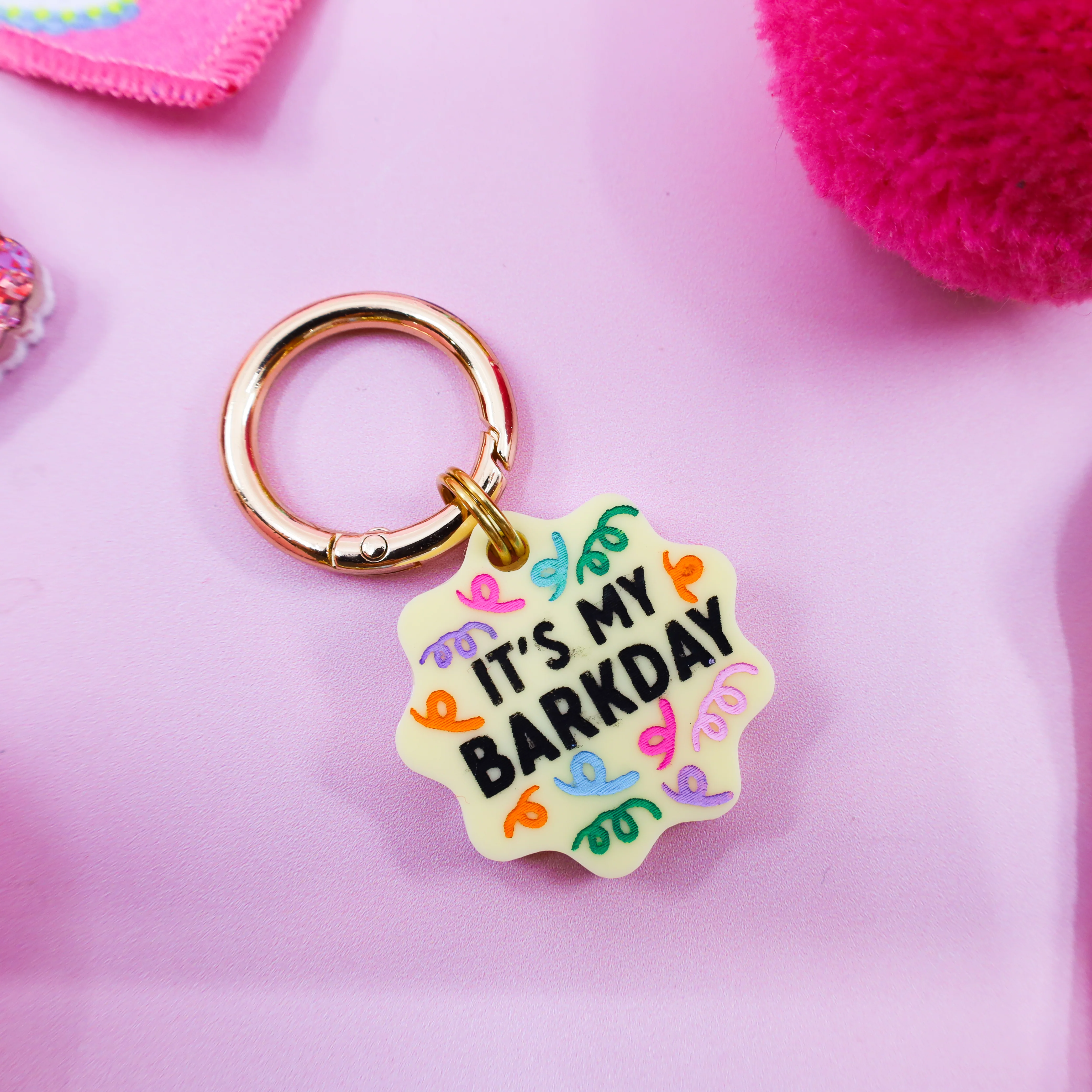 Personalised Pet ID Tag: It's My Barkday