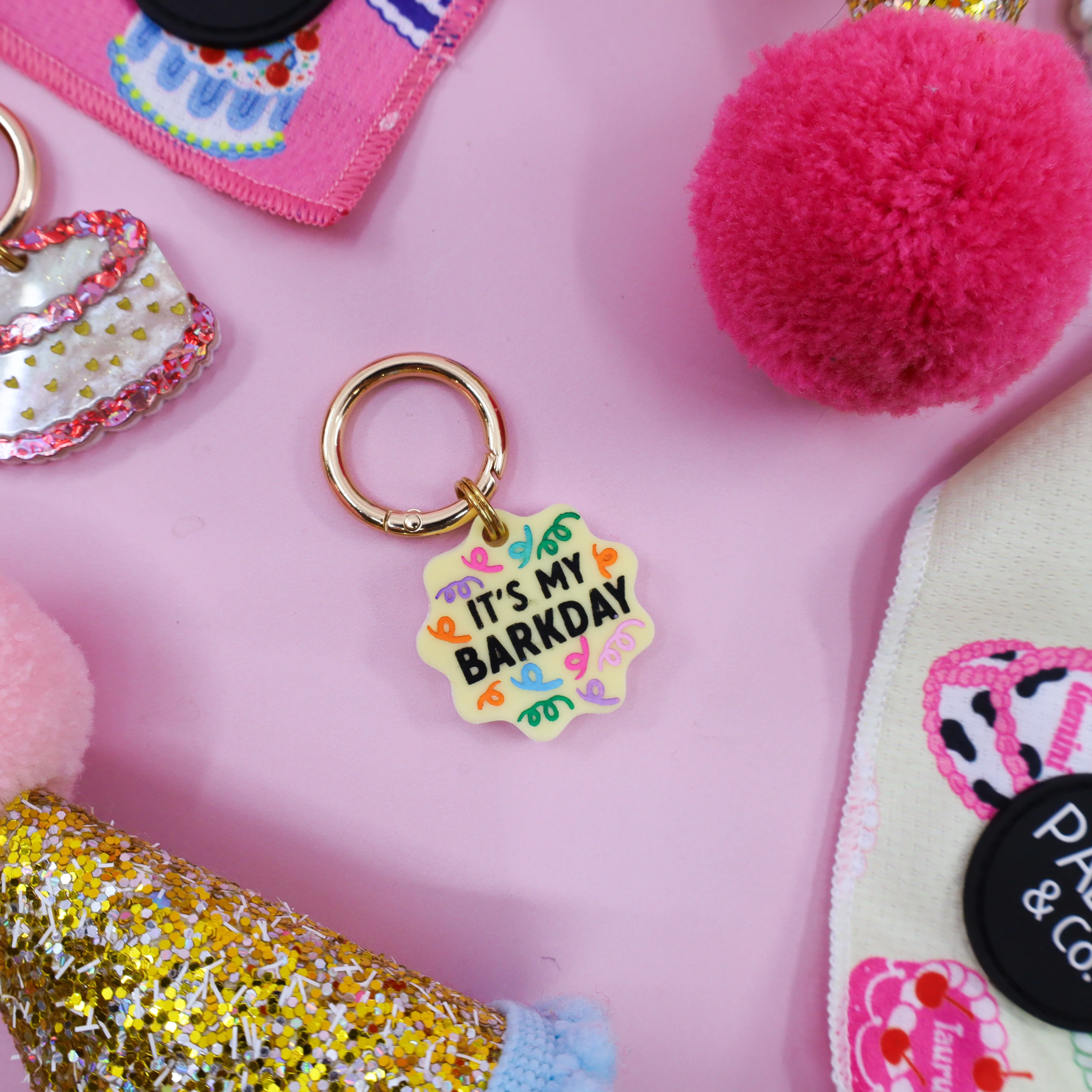 Personalised Pet ID Tag: It's My Barkday - Image 5