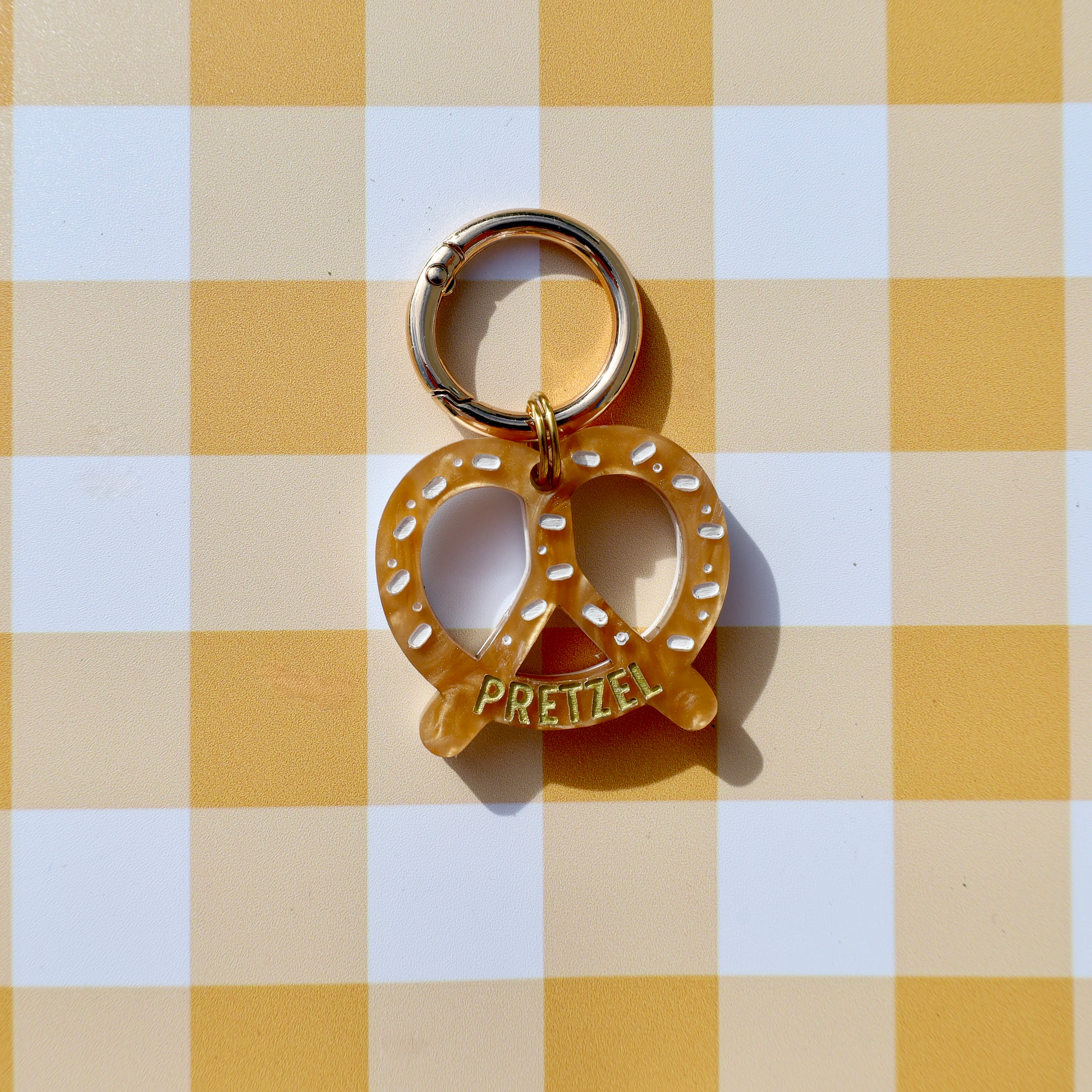Personalised Pet ID Tag: Pretzel