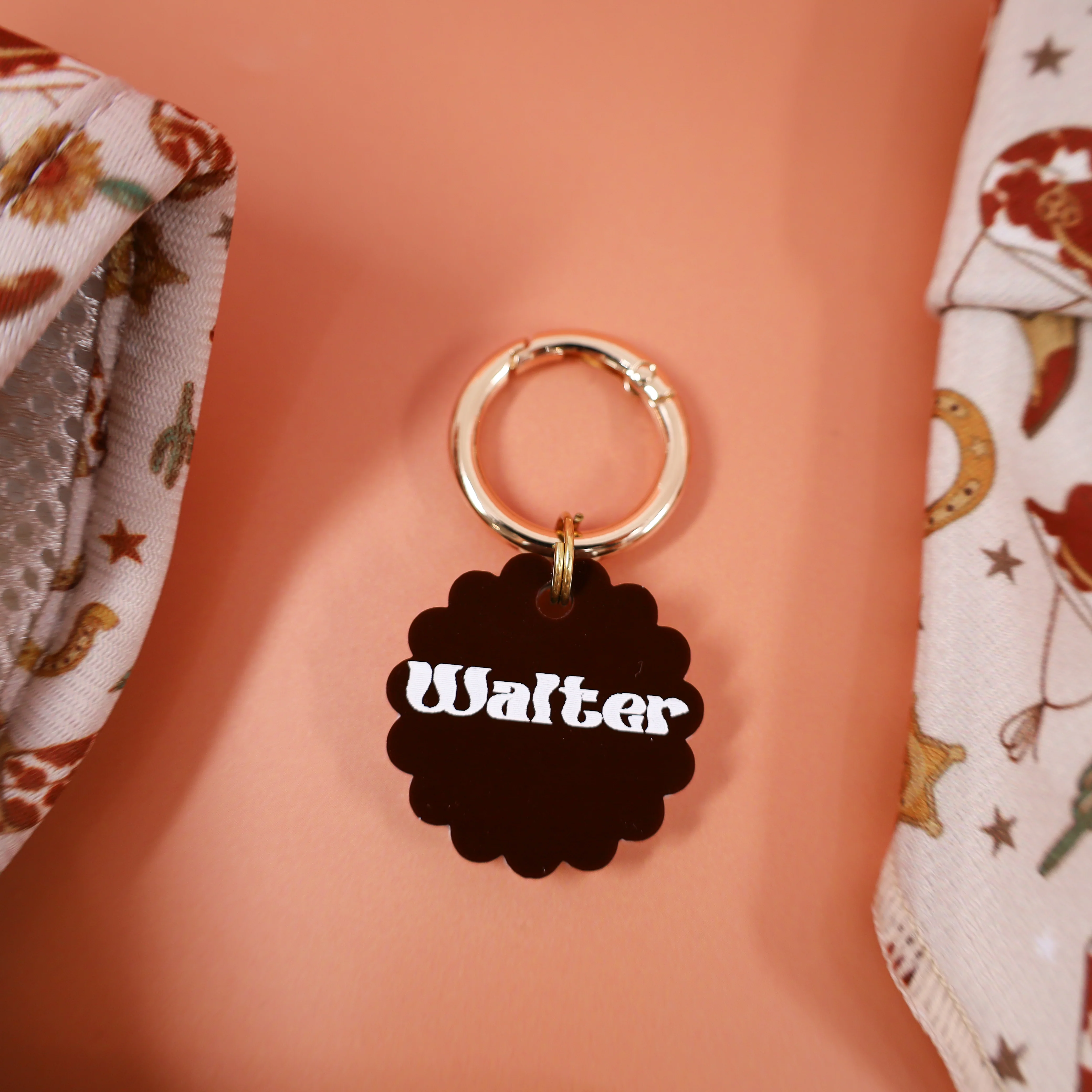 Personalised Pet ID Tag: Squiggles