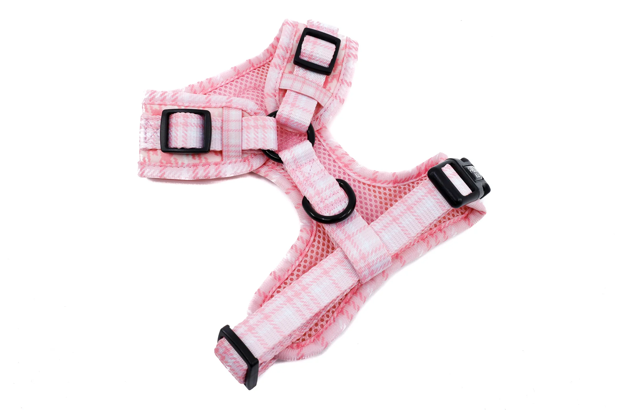 Pink Houndstooth: Adjustable Harness - Image 12