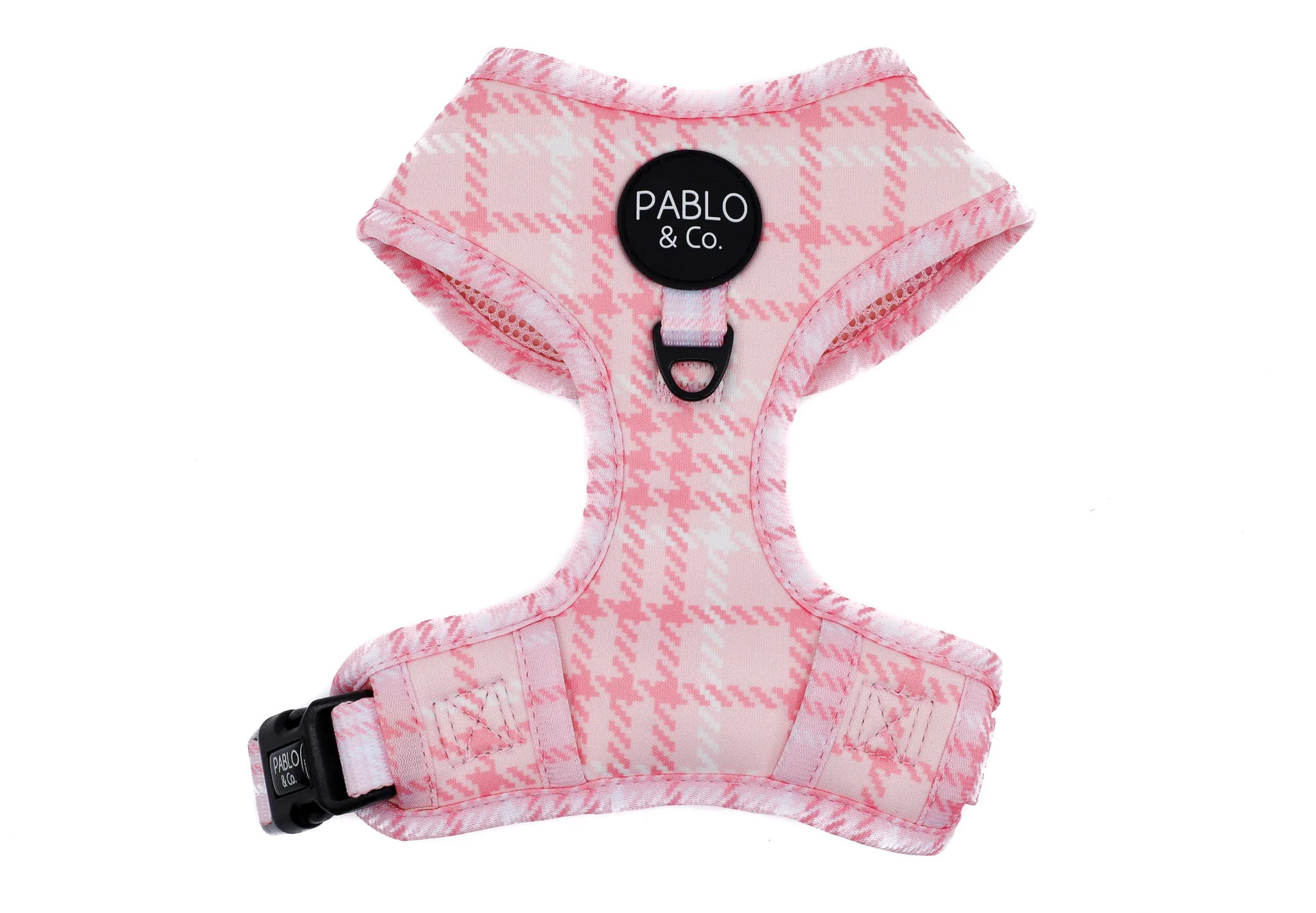 Pink Houndstooth: Adjustable Harness - Image 13