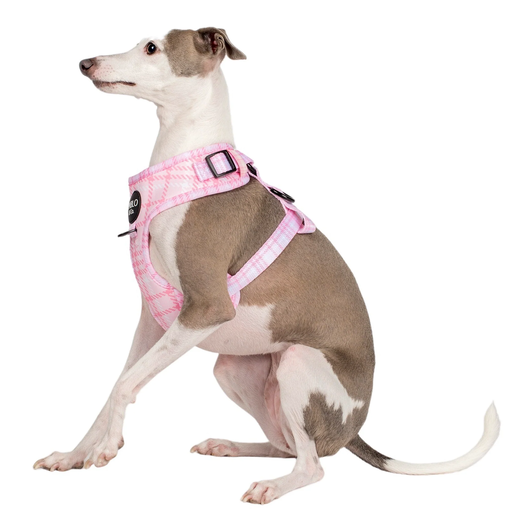 Pink Houndstooth: Adjustable Harness - Image 8