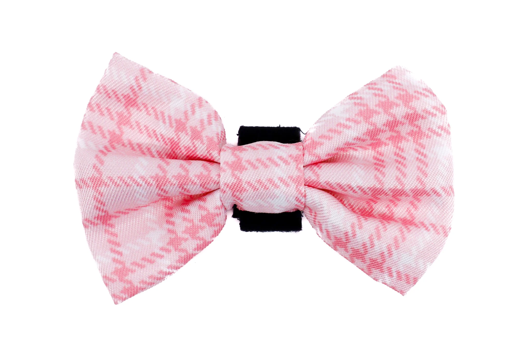 Pink Houndstooth: Bow Tie - Image 3