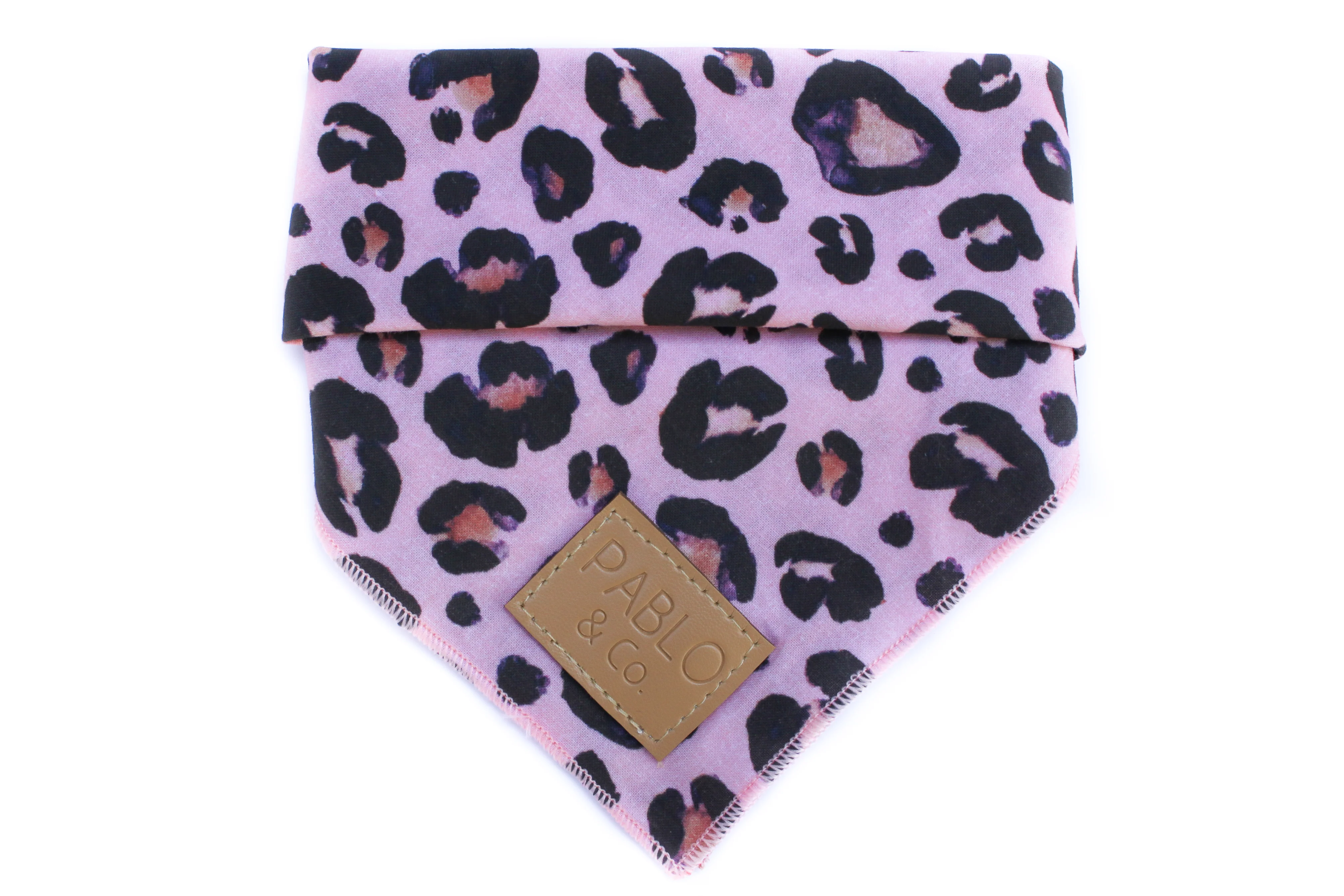 Pink Leopard - Cotton Bandana