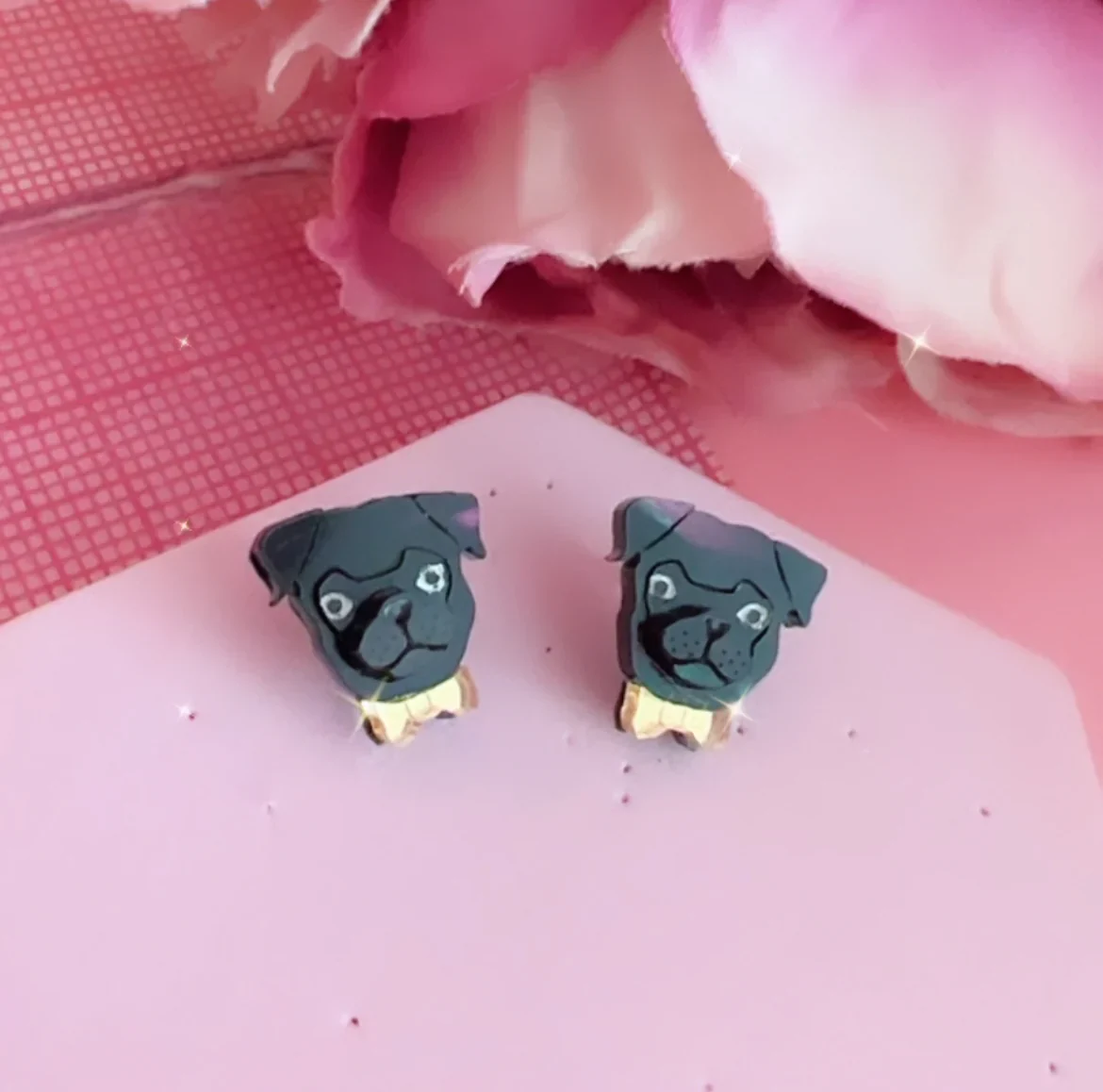 Pug Pet Earrings - Image 2