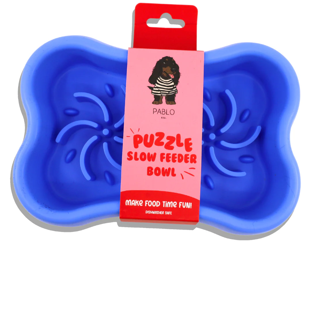 Puzzle Slow Feeder Bone Bowl - Image 11