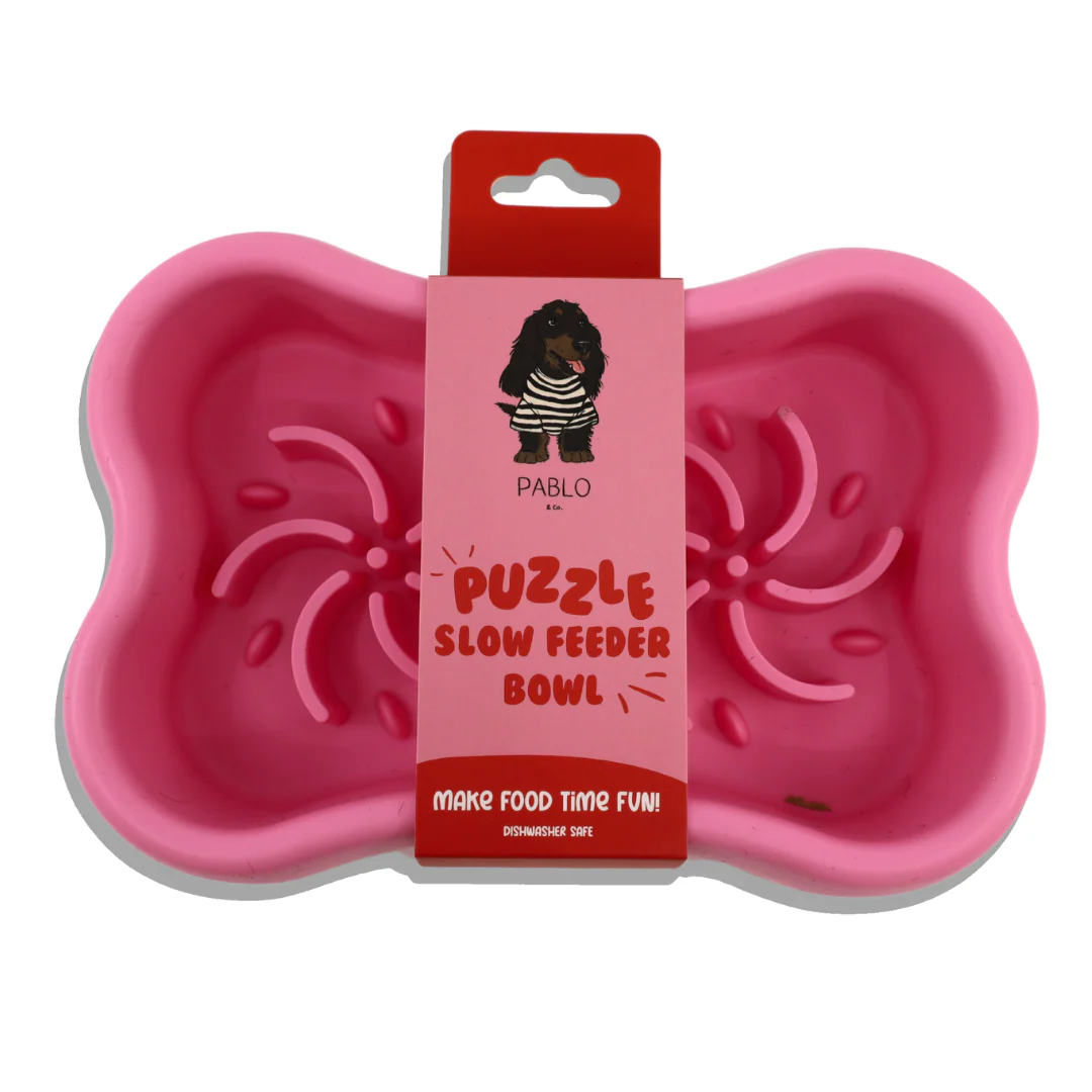 Puzzle Slow Feeder Bone Bowl - Image 12