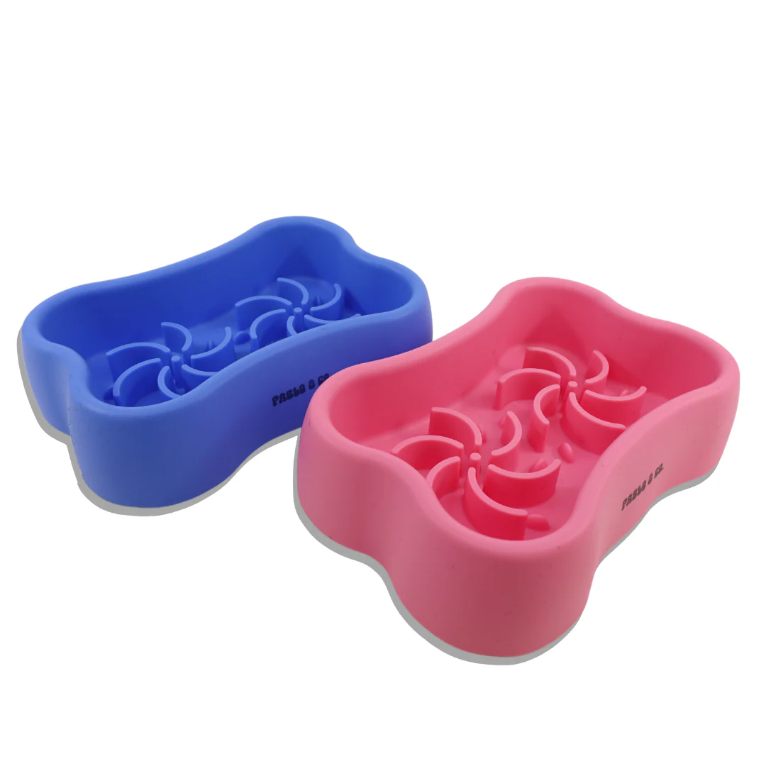 Puzzle Slow Feeder Bone Bowl - Image 9