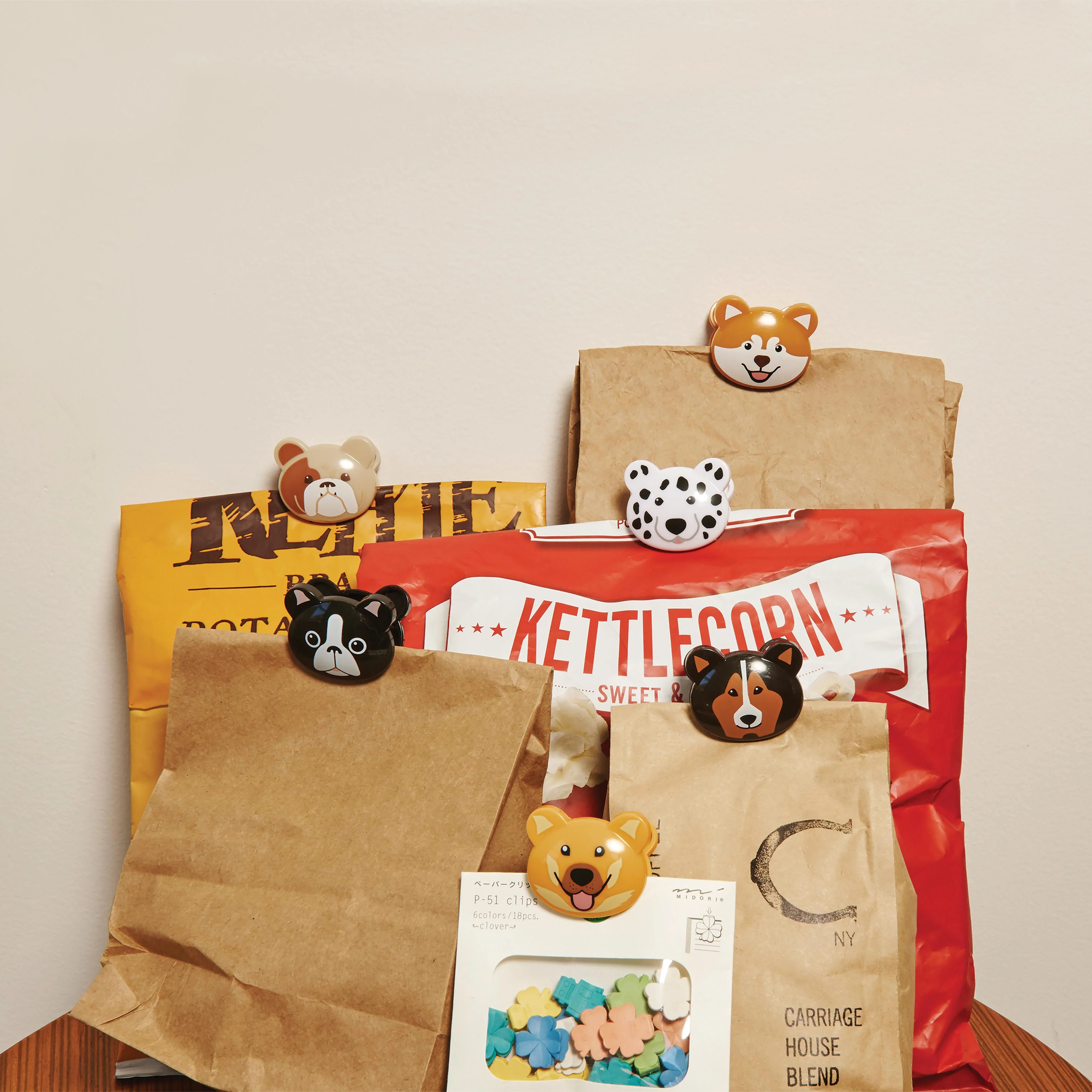 Set of 6 Doggie Bag Clips - Image 2
