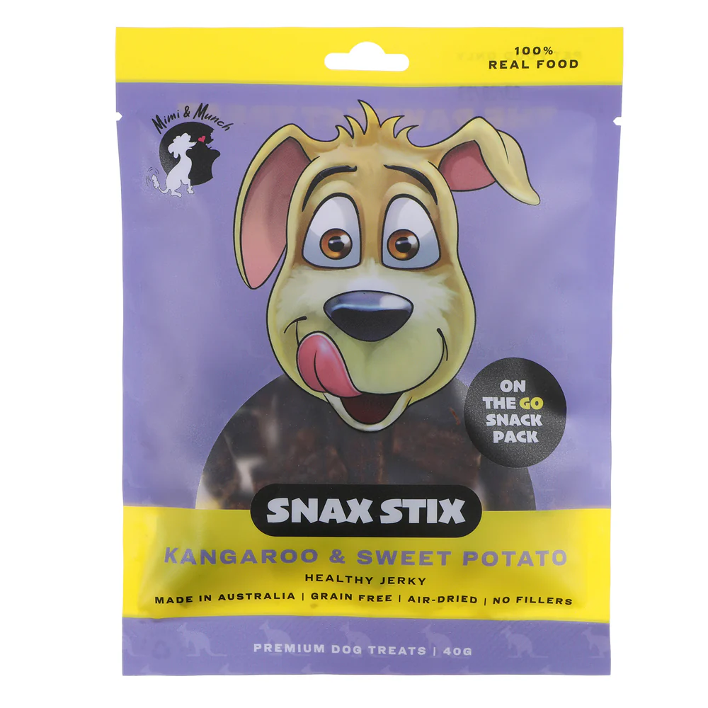 SNAX STIX KANGAROO & SWEET POTATO JERKY