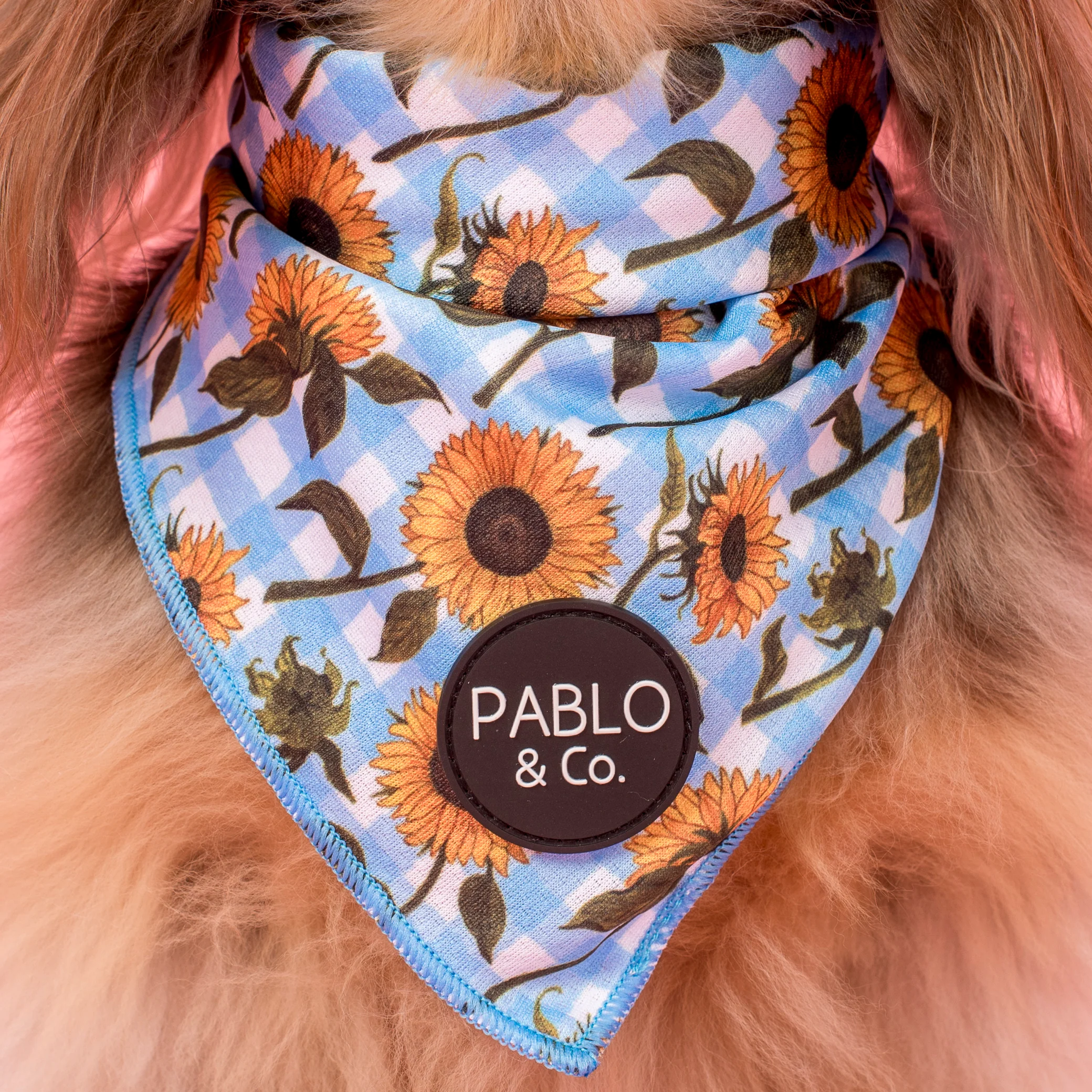 Sunny Sunflowers: Dog Bandana - Image 2