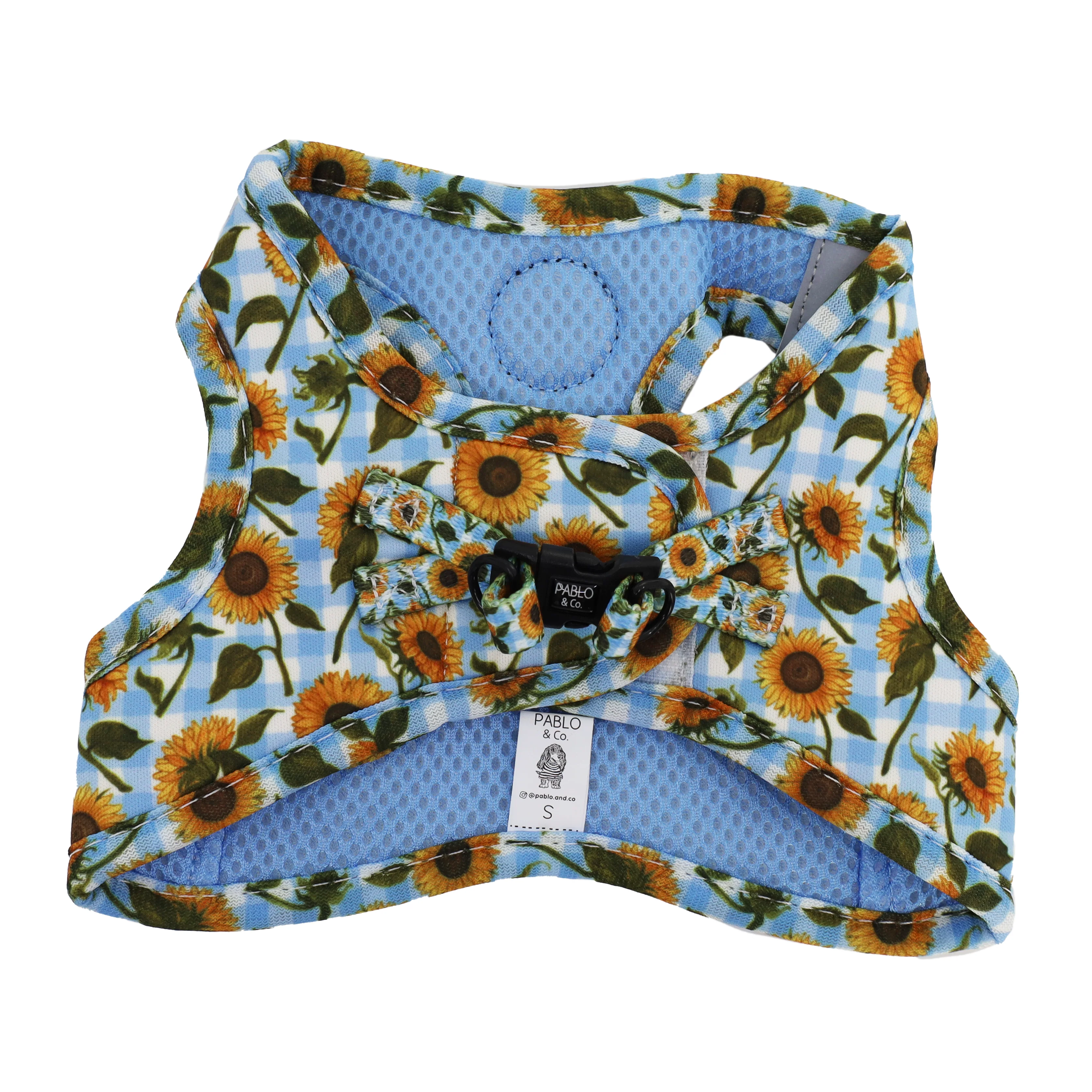 Sunny Sunflowers: Step In Cat Harness - Image 2