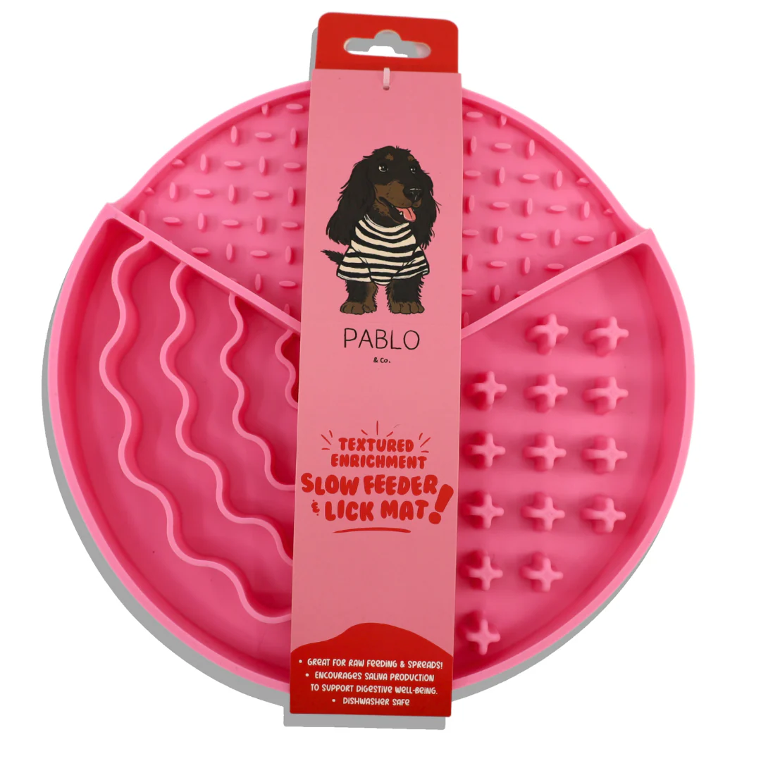 Textured Enrichment Slow Feeding Dish & Lick Mat - Image 9