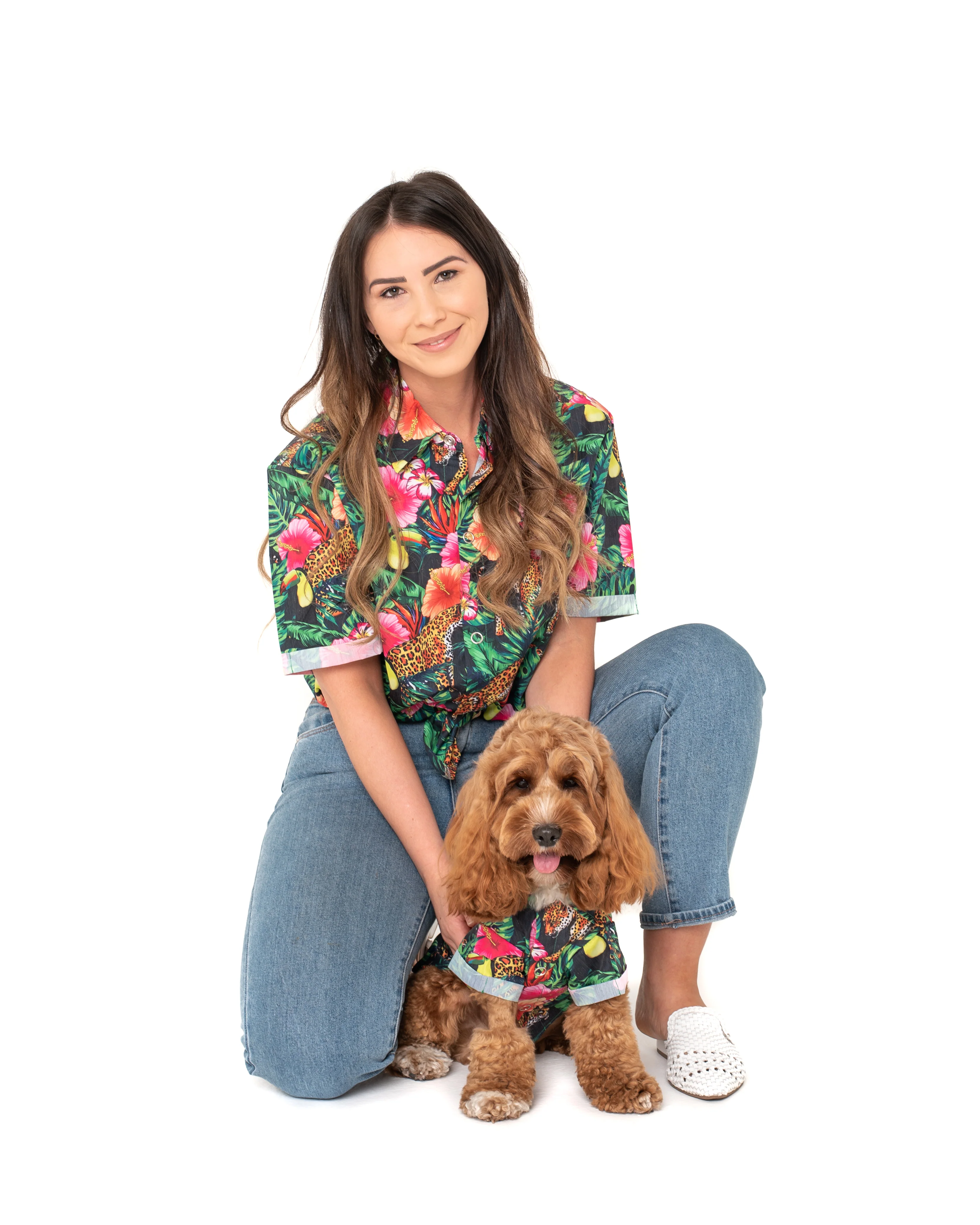 Unisex Human's Tropical Jungle BBQ Tee