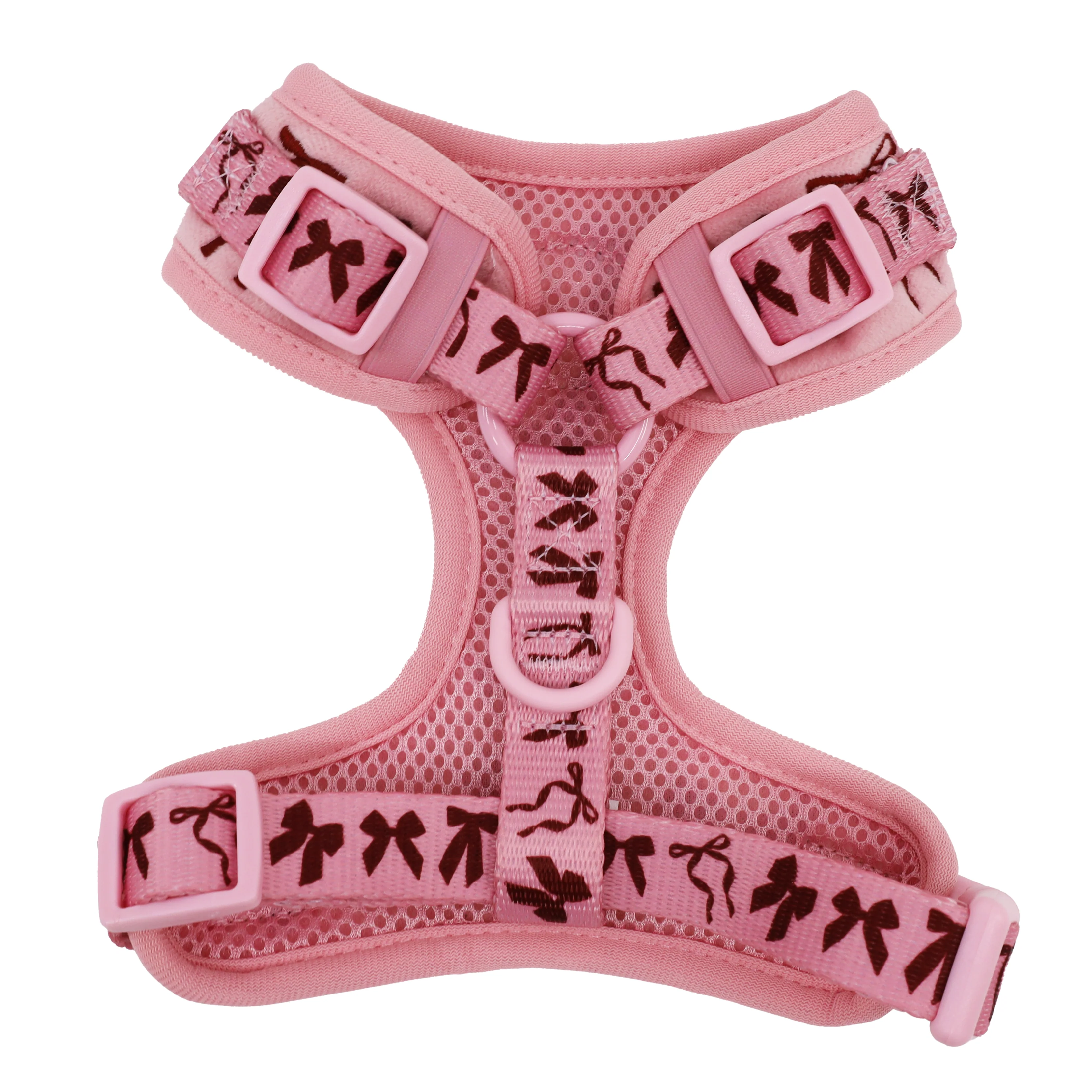 Velvet Blush Bows: Adjustable Harness - Image 12