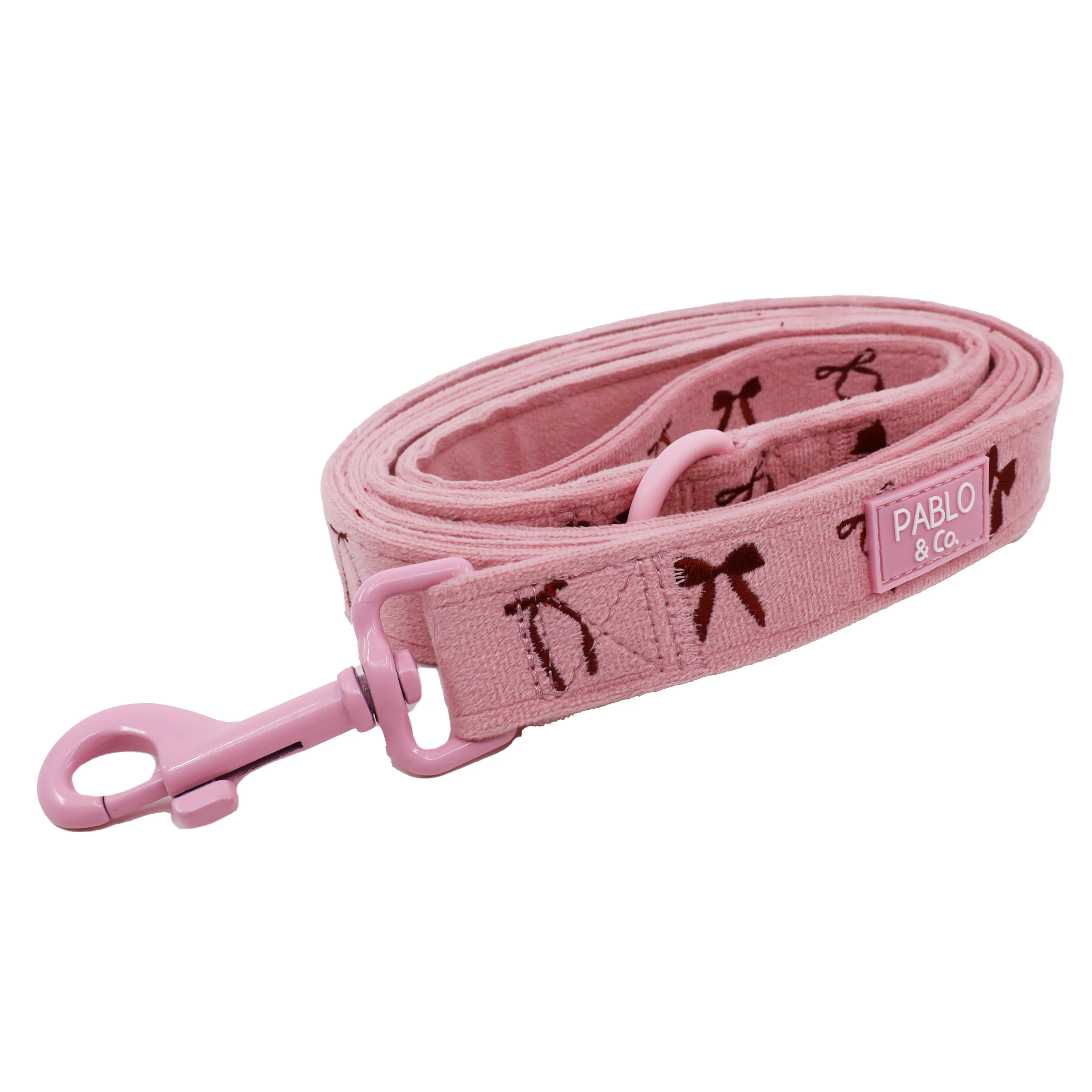 Velvet Blush Bows: Dog Leash - Image 3