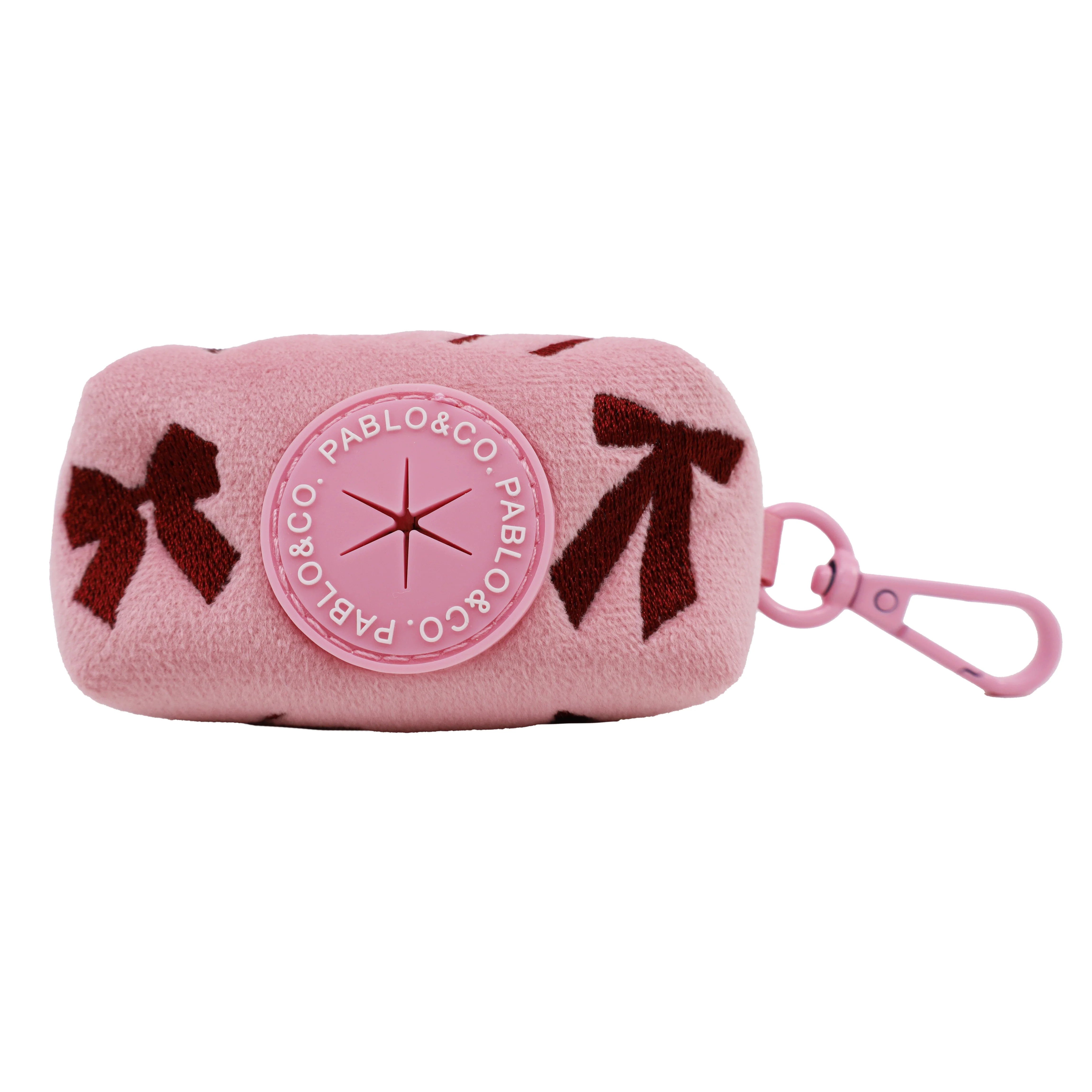 Velvet Blush Bows: Poop Bag Holder - Image 2
