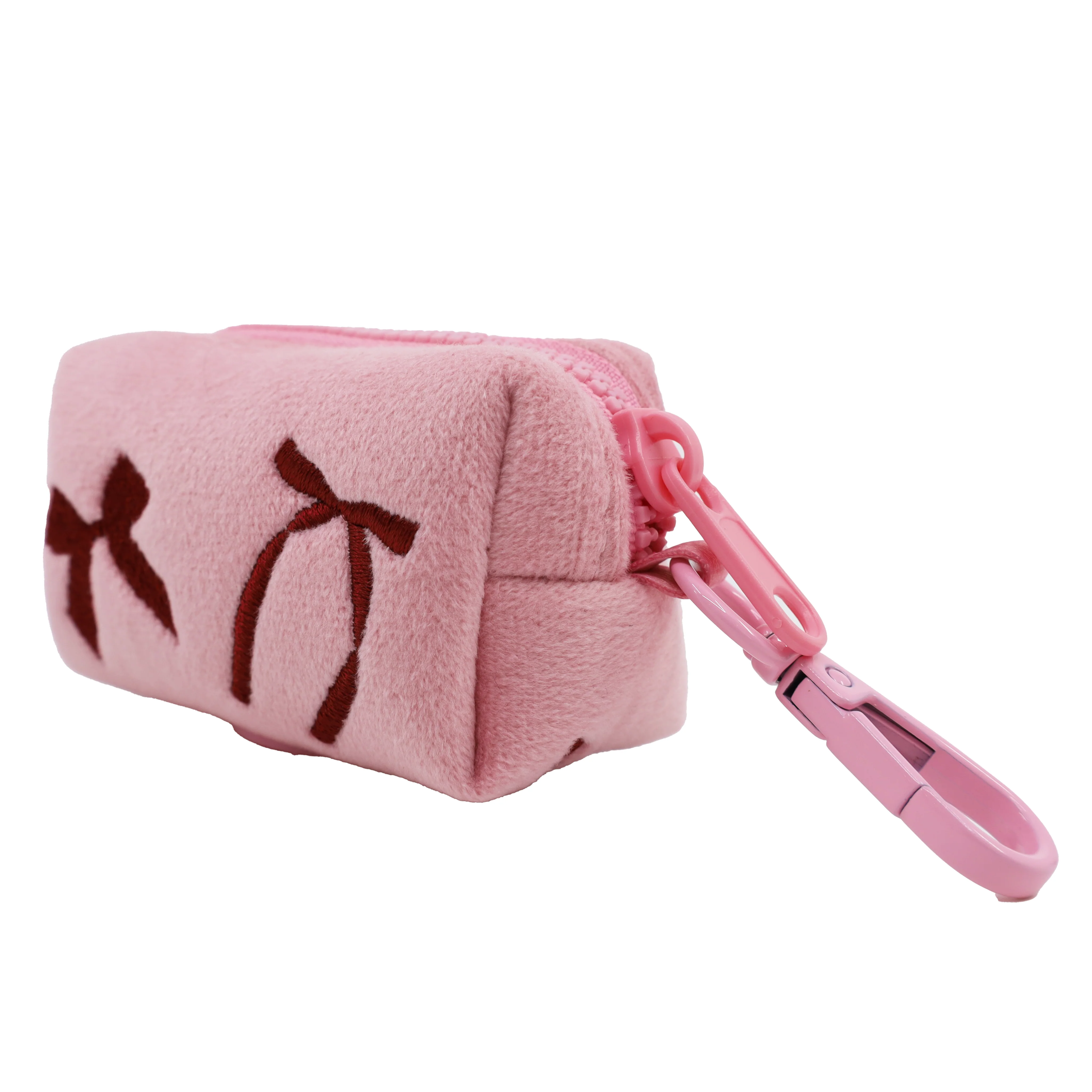 Velvet Blush Bows: Poop Bag Holder - Image 3