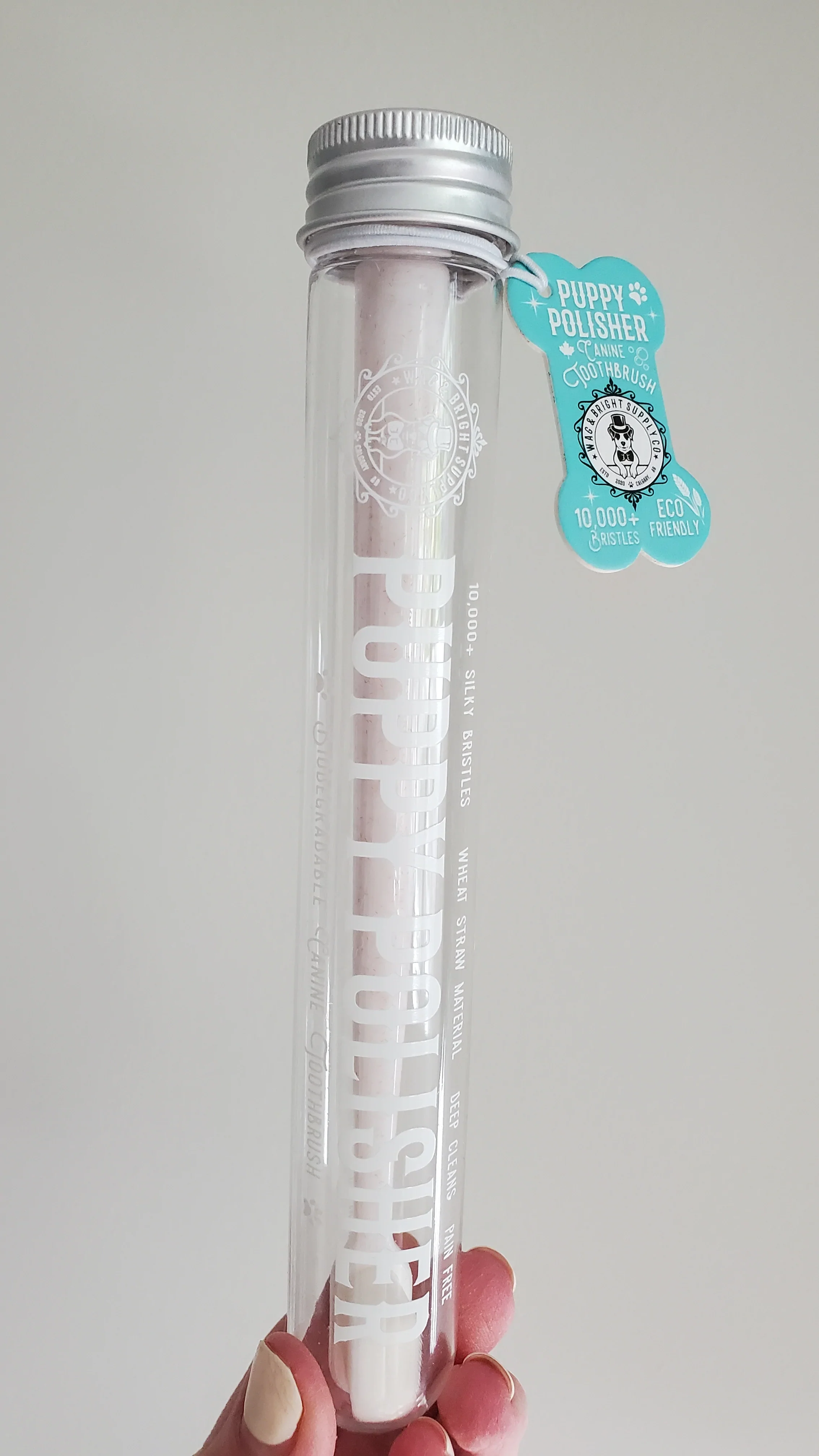 Wag & Bright: Puppy Polisher Biodegradable Toothbrush - Image 2
