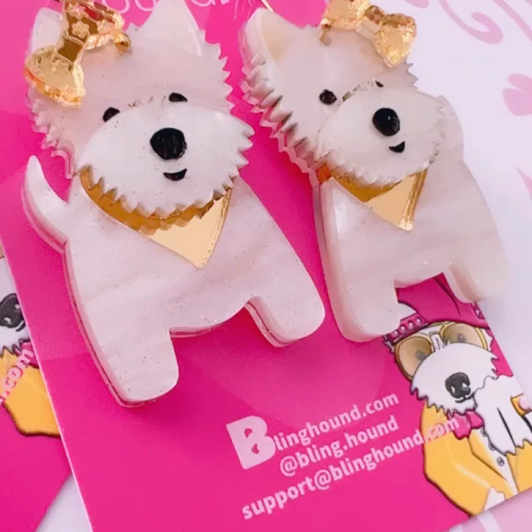 Westie Pet Earrings - Image 3