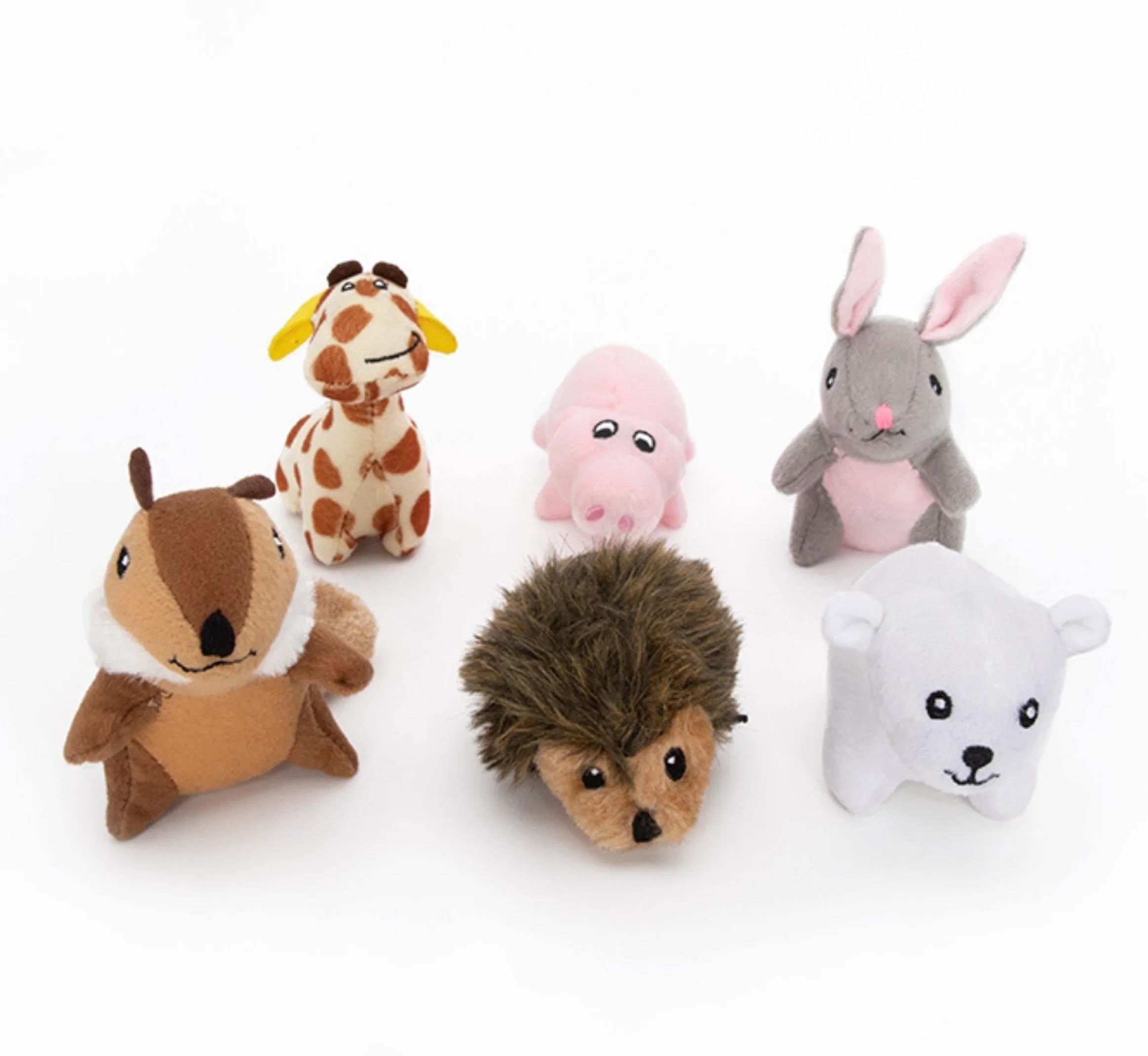 Zippy Paws: Set of 6 Miniz Animals Multipack