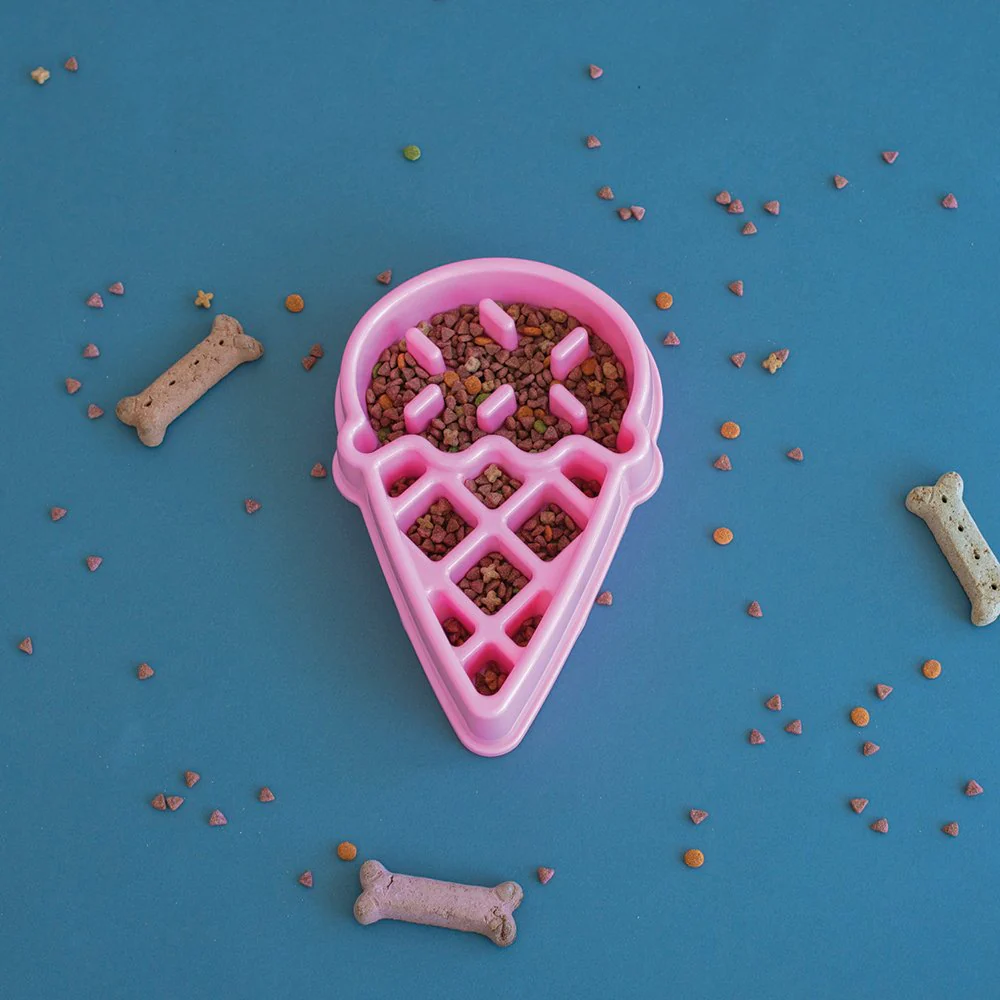 Zippy Paws: Slow Food Dog Bowl - Ice Cream - Image 4